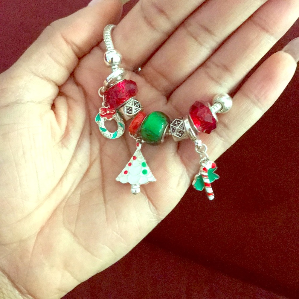 Christmas charm bracelet